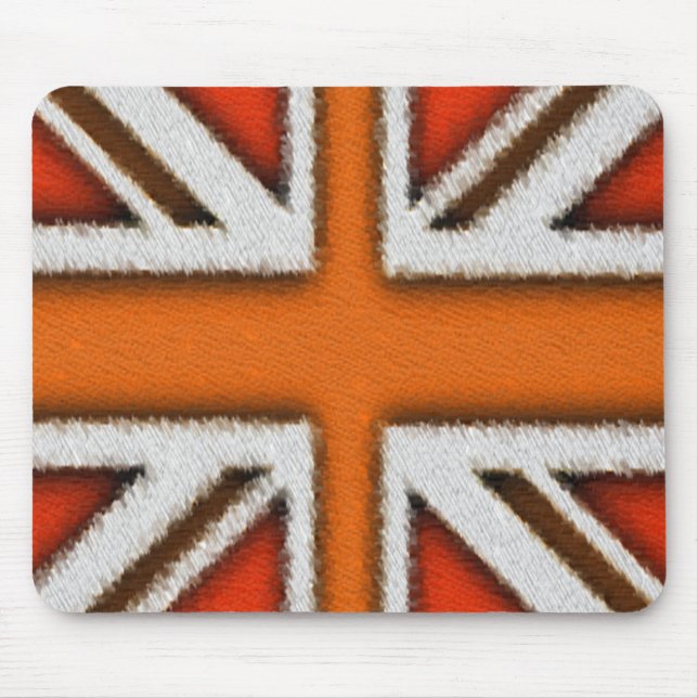 Tapis De Souris Union Jack orange (Devant)