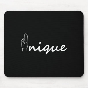 Tapis De Souris Unique ASL Alphabet American Sing Language ASL Tea
