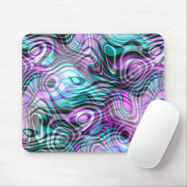 Tapis De Souris Unique Moderne Et Design Marbre Fissures Art Motif