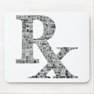 Tapis De Souris Unique Rx Pharmacy Apothecary Mousepad