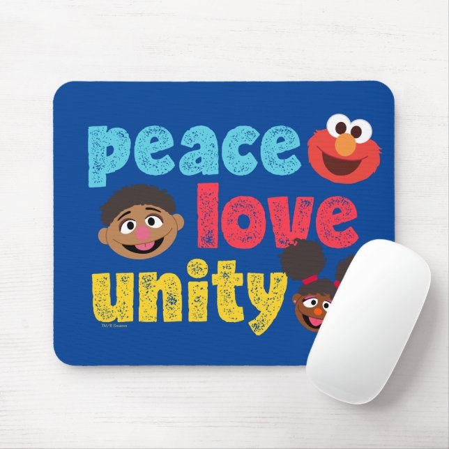 Tapis De Souris Unité de l'amour pour la paix (Avec souris)