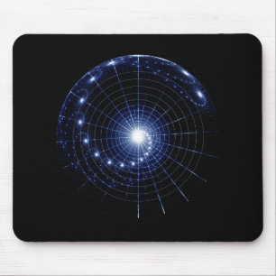 Tapis De Souris Univers en spirale, diagramme en étoile imaginaire