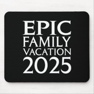 Tapis De Souris Universal Epic Universe Family Vacation 2025 Front