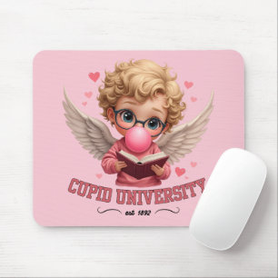 Tapis De Souris Université Cupid Mignonne Ange Bubblegum Esthétiqu