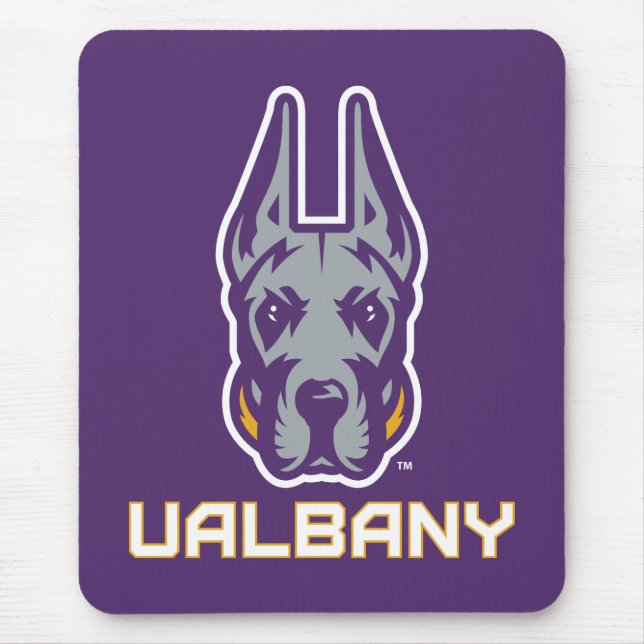 Tapis De Souris Université d'Albany Great Danes (Devant)