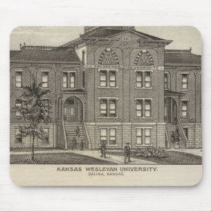 Tapis De Souris Université du Kansas Wesleyan