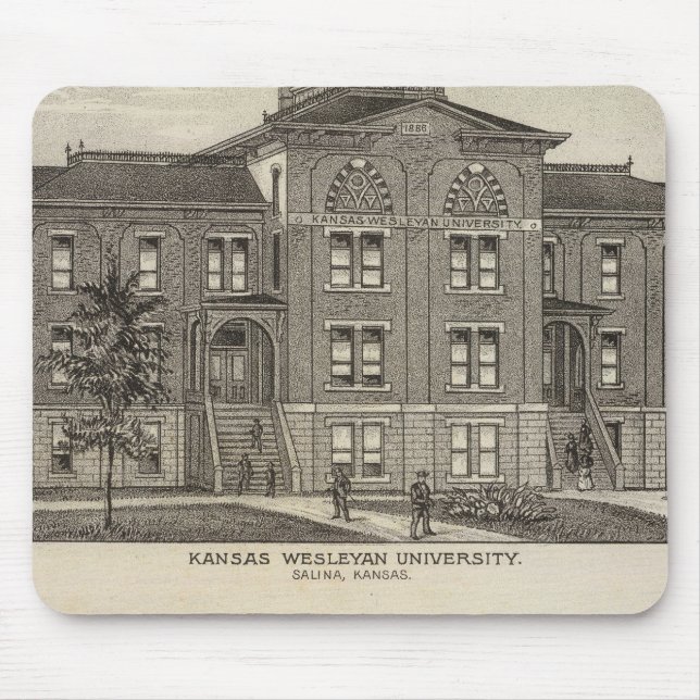 Tapis De Souris Université du Kansas Wesleyan (Devant)