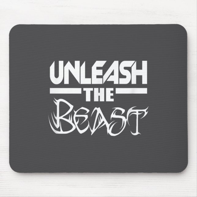 Tapis De Souris Unleahe C380 Workout Gym Fitness Motivation  (Devant)