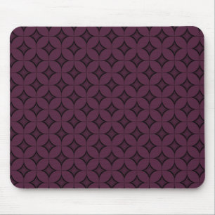 Tapis De Souris Uptown Retro Mousepad, Violet foncé