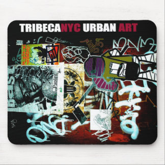 Tapis de souris urbain d'art de Tribeca NYC