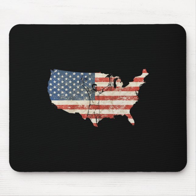 Tapis De Souris Usa Cricket America Cricket In Usa Fans  (Devant)
