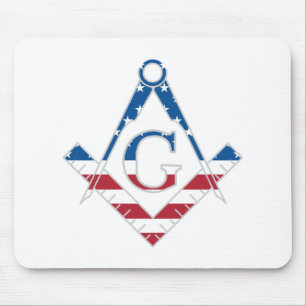Tapis De Souris USA Freemasonic symbol