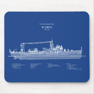 Tapis De Souris USCG Cutter Icarus wpc-110 - ABD