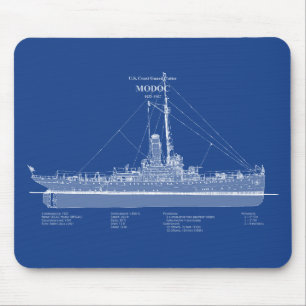 Tapis De Souris USCG Cutter Modoc wpg-46 - ABD