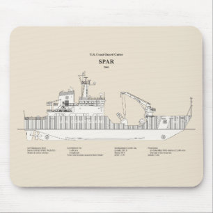Tapis De Souris USCG Cutter Spar wlb-206 - SBD