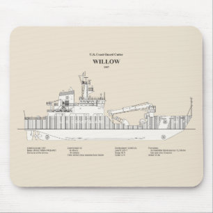 Tapis De Souris USCG Cutter Willow wlb-202 - SBD