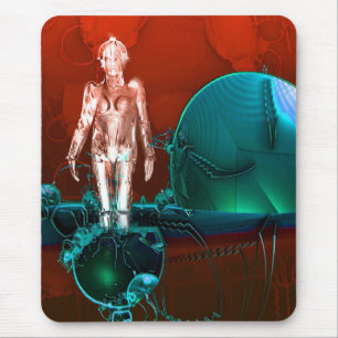 Tapis De Souris Usine de cyborg