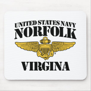 Tapis De Souris USN Norfolk Virgina Mousepad