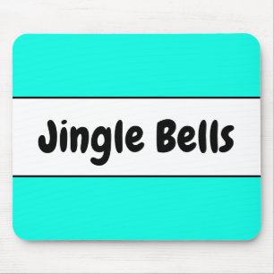 Tapis De Souris Vacances Aqua Colorées Lumineuses "Jingle Bells"