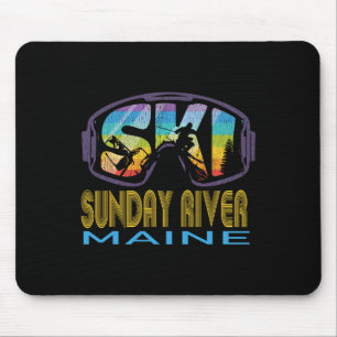 Tapis De Souris Vacances de ski à Sunday River Maine 