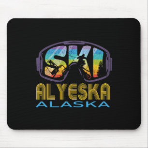 Tapis De Souris Vacances de ski Alyeska Alaska