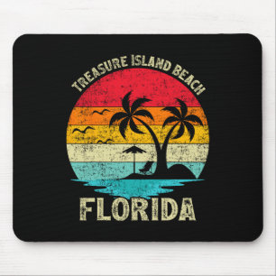 Tapis De Souris Vacances en famille Vintage Retro Florida Treasure
