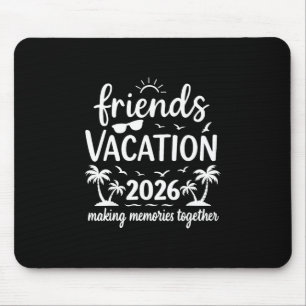 Tapis De Souris Vacances entre amis 2026 Équipe de plage tropicale