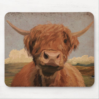 Tapis De Souris Vache des montagnes