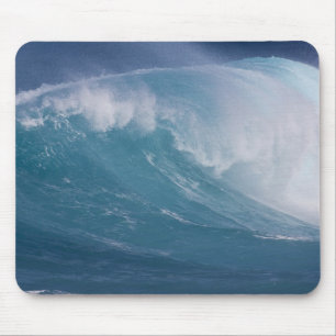 Tapis De Souris Vague bleue déferlante, Maui, Hawaii, États-Unis