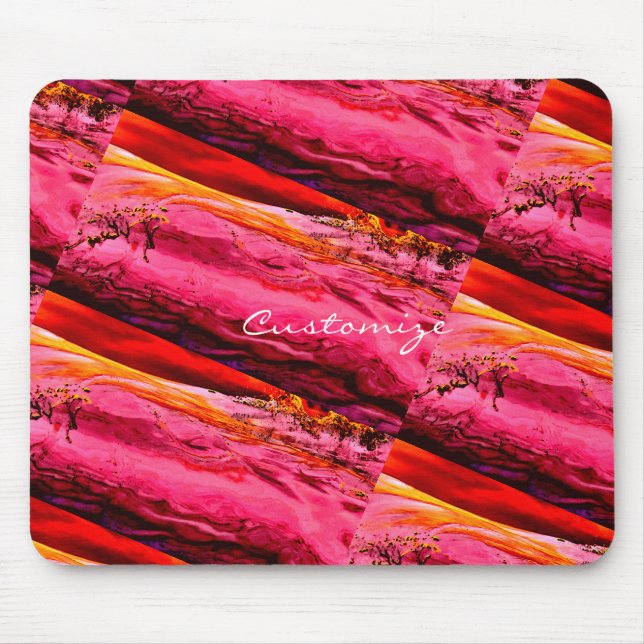 Tapis De Souris vague maui rose/rouge Thunder_Cove (Devant)
