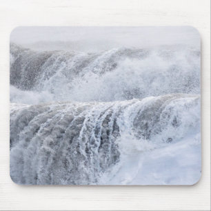 Tapis De Souris Vagues déferlantes en hiver