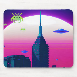 Tapis De Souris Vagues nocturnes et Vapor Daze