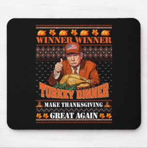 Tapis De Souris Vainqueur de Trump Dîner turc Dîner Turquie Thanks