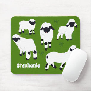 Tapis De Souris Valais Blaccusé Moutons Personnalisés Agriculteu