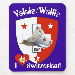 Tapis De Souris Valais / Valais Suisse Switzerland Mauspad