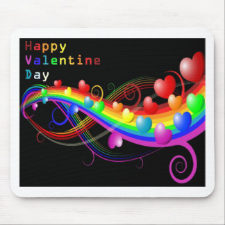Tapis De Souris valentine colorée
