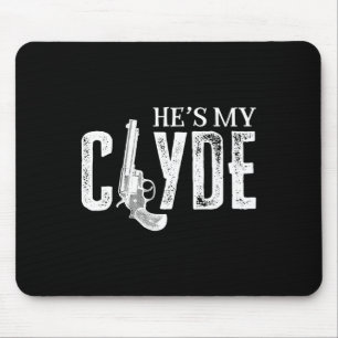 Tapis De Souris Valentines Bonnie Clyde jumeler Couple Love Top