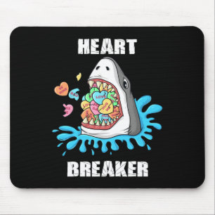Tapis De Souris Valentines Jour Requin Coeur briseur Amusants Garç
