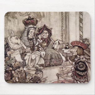 Tapis De Souris Valet d'Arthur Rackham   avant le roi et la reine