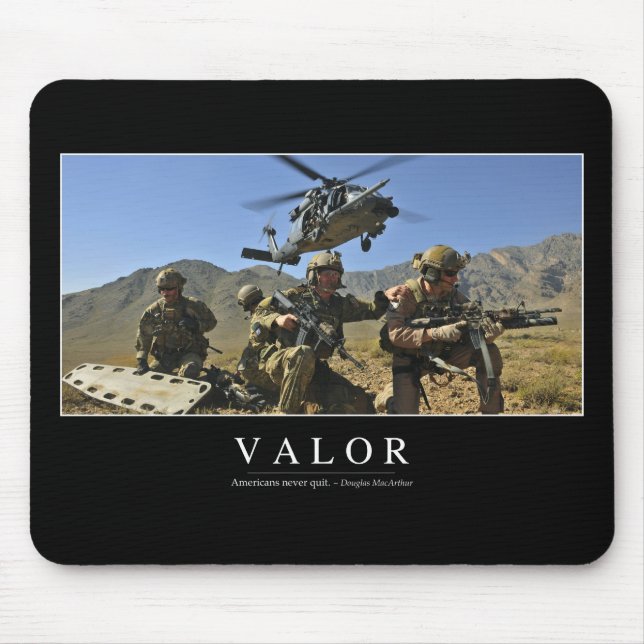 Tapis De Souris Valeur : Citation Inspirationnelle 2 (Devant)