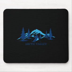 Tapis De Souris vallée arctique alaska station de ski skieur 