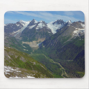 Tapis De Souris Vallée sculptée par les glaciers de l'Alaska