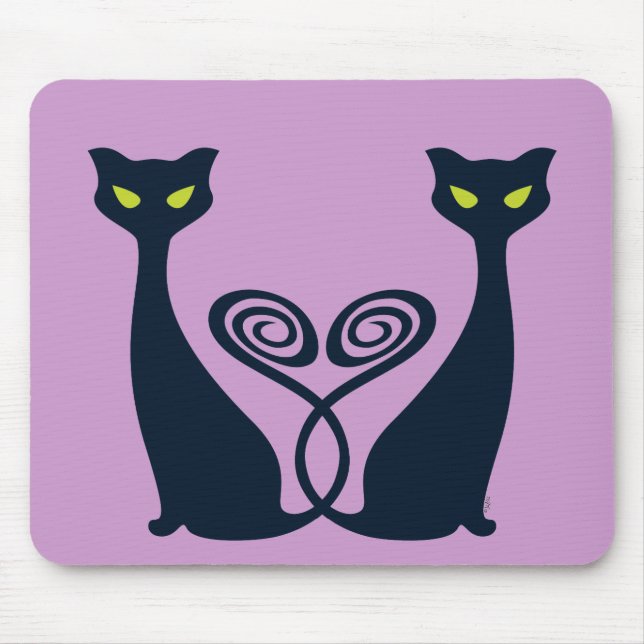 Tapis De Souris Vampire Cat Duo (Devant)
