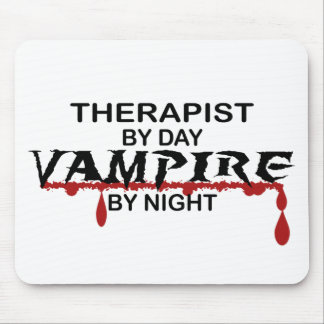 Tapis De Souris Vampire de thérapeute par nuit