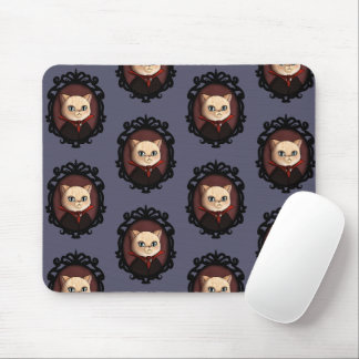Tapis De Souris Vampire Dracula Charlie le chat Kitty Halloween