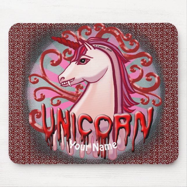 Tapis De Souris Vampire Unicorn mousepad (Devant)