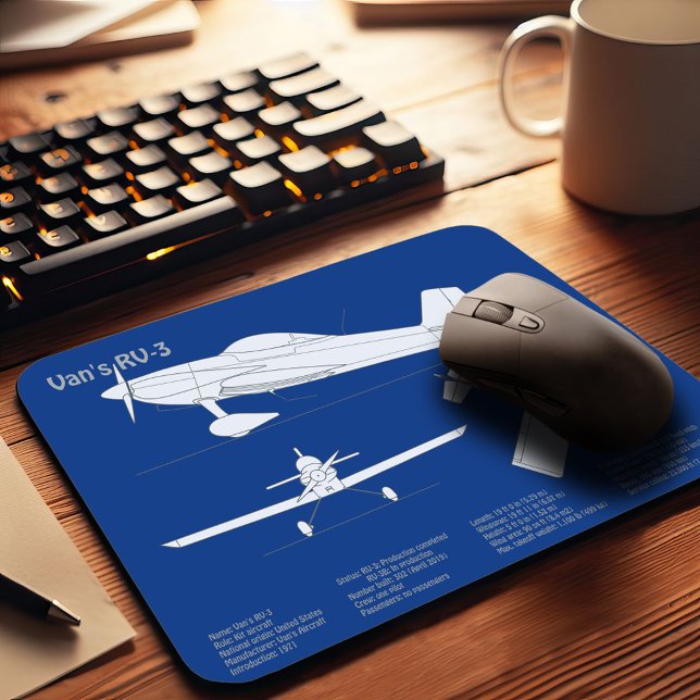 Tapis De Souris Van’s RV-3 - Plan directeur de l’avion ABD (Créateur téléchargé)