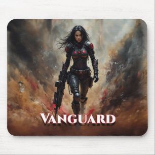 Tapis De Souris Vanguard – Guerrière Féminine Futuriste