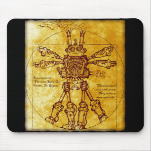 Tapis De Souris Vapeur-Bot de Vitruvian
