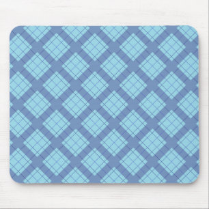 Tapis De Souris Variation Mousepad bleu plaid